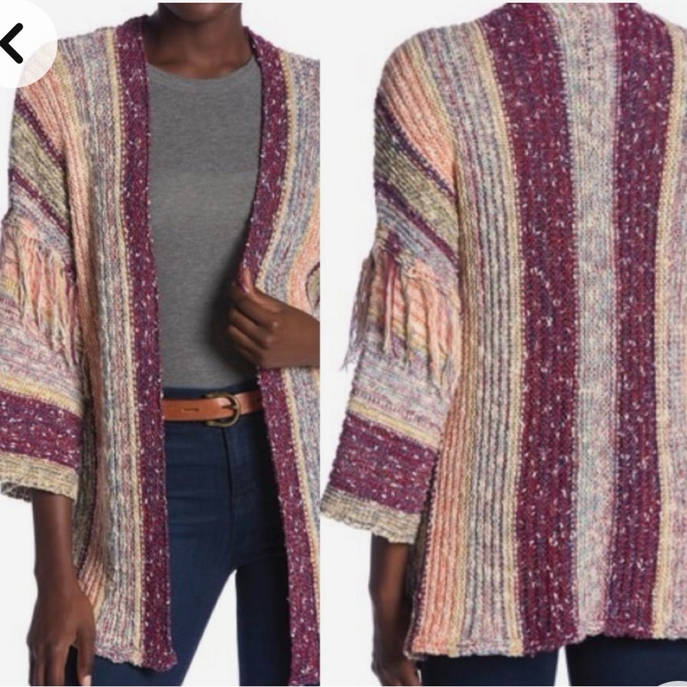 Flying Tomato Multicolor Striped Women's Sweater